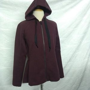 Lululemon Burgundy Hooded Jacket